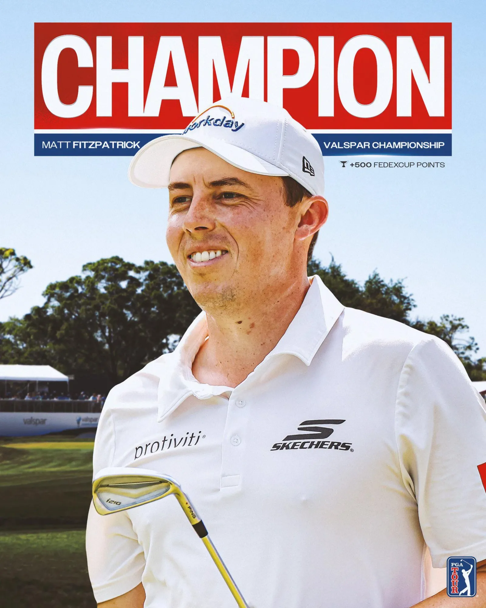 2026 Valspar Championship Shaking Hands With Matt Fitzpatrick