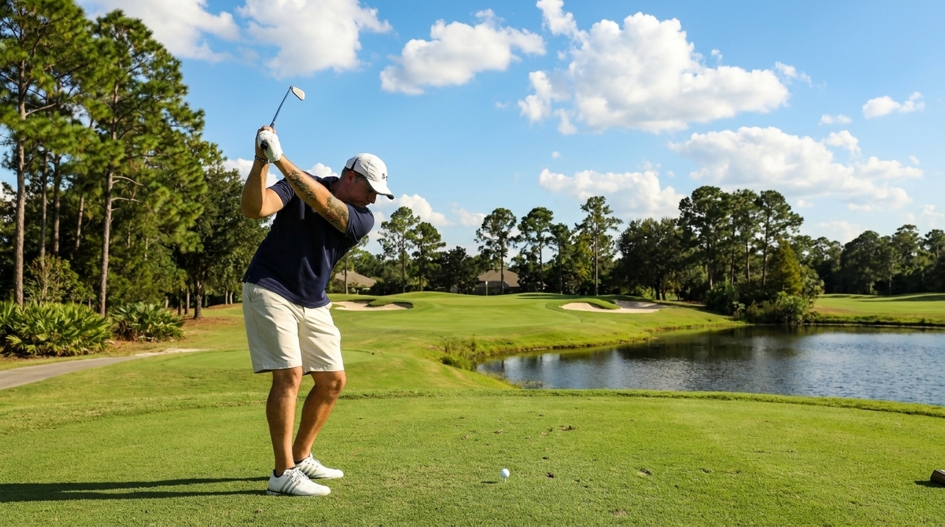 Senior golfer